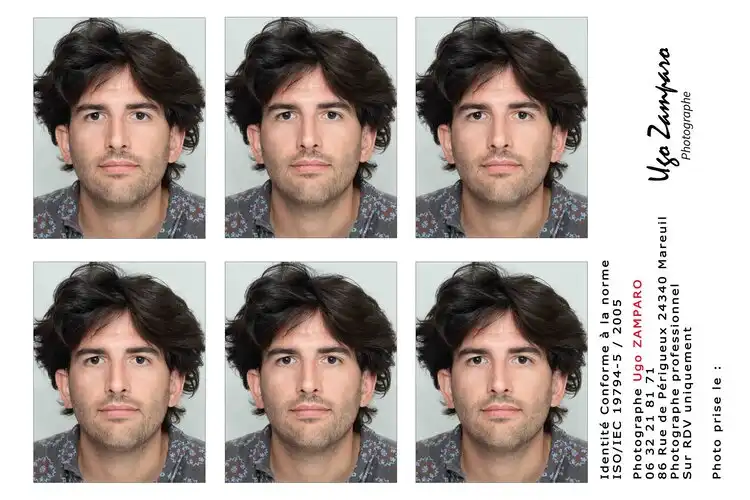 Photo d’identité ANTS à Talmont-Saint-Hilaire, conforme aux normes françaises.