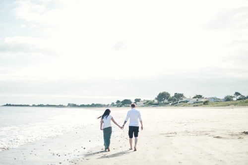 couple à la plage - photographe la rochelle ile de ré